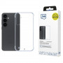 3mk Just20g Clear Case -suojakuori Samsung Galaxy S25+ -puhelimelle, läpinäkyvä