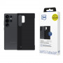 3mk Just20g Matt Case -suojakuori Samsung Galaxy S25 Ultra -puhelimelle, mattamusta
