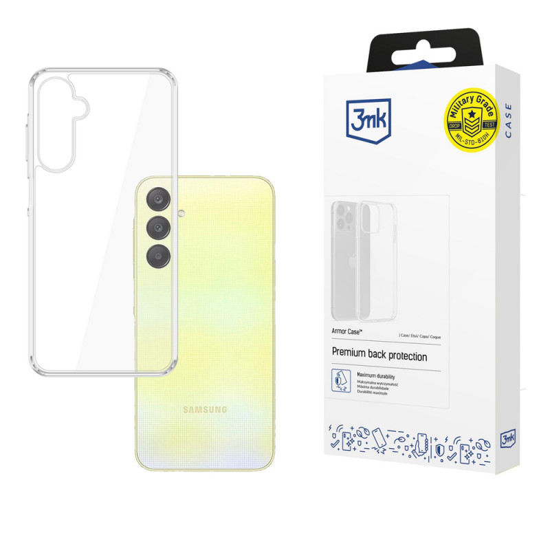 3MK Armor Case suojakuori Samsung Galaxy A26 5G, läpinäkyvä