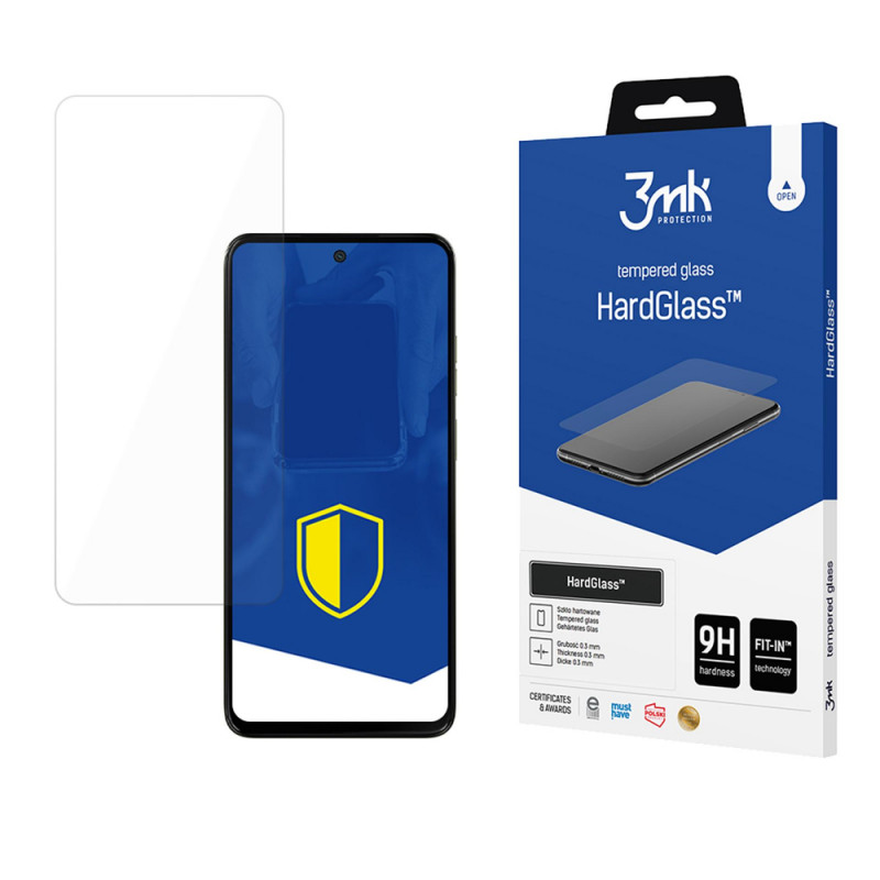 3MK HardGlass karkaistu lasi Motorola Moto G15 / G15 Power / G05 / E15 -puhelimille