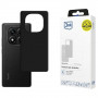 3MK Silicone Case silikonikotelo Xiaomi Redmi Note 14 Pro 5G -puhelimelle, musta