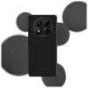 3MK Silicone Case silikonikotelo Xiaomi Redmi Note 14 Pro 5G -puhelimelle, musta