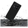3MK Silicone Case silikonikotelo Xiaomi Redmi Note 14 Pro 5G -puhelimelle, musta