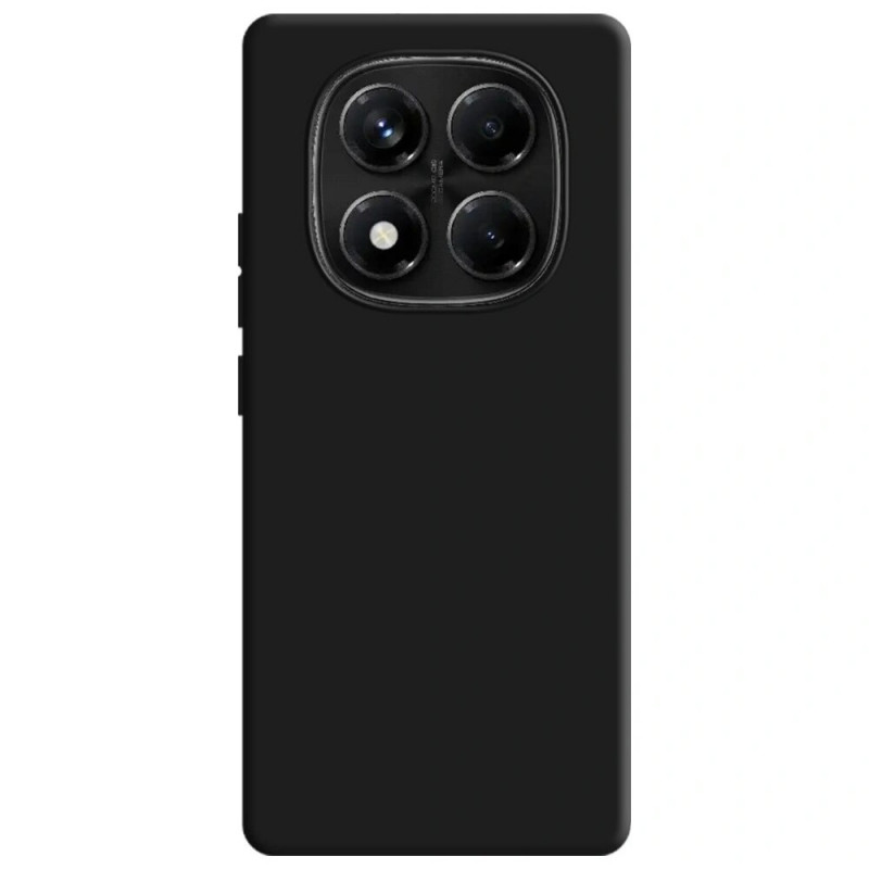 3MK Silicone Case silikonikotelo Xiaomi Redmi Note 14 Pro 5G -puhelimelle, musta