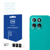 3MK Lens Protection hybridilasi kameran linssille Honor X8c -puhelimelle (4 kpl)