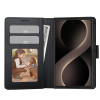 Tech-Protect Wallet -lompakkokotelo Samsung Galaxy Z Fold 8 -puhelimelle, musta
