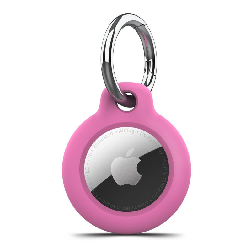 Tech-Protect Rough -suojaava avaimenperä Apple AirTag 1 / 2 -paikantimelle, pinkki