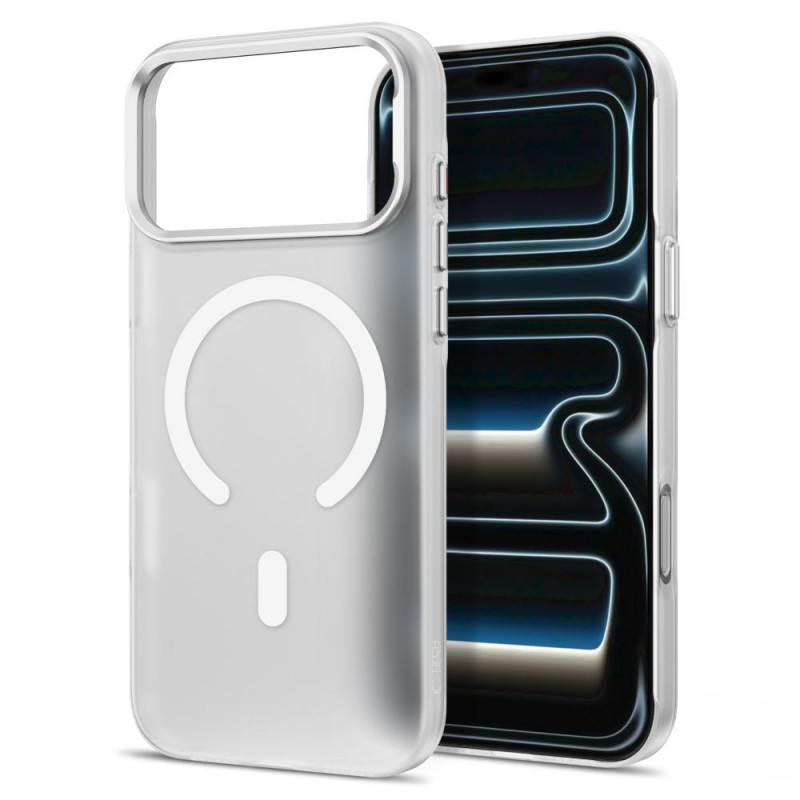 Tech-Protect MagZero MagSafe -suojakuori Apple iPhone 17 Pro / 18 Pro -puhelimelle, matta valkoinen