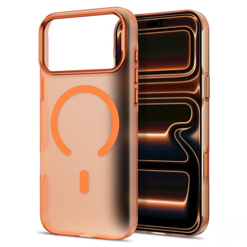 Tech-Protect MagZero MagSafe -suojakuori Apple iPhone 17 Pro Max / 18 Pro Max -puhelimelle, matta Cosmic Orange