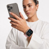 Tech-Protect Nylon Sport -ranneke Apple Watch 44/45/46/49 mm -kelloille, vaaleanpunainen