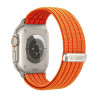Tech-Protect Nylon Sport -ranneke Apple Watch 44/45/46/49 mm -kelloille, oranssi
