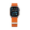 Tech-Protect Nylon Sport -ranneke Apple Watch 44/45/46/49 mm -kelloille, oranssi