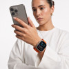 Tech-Protect Nylon Sport -ranneke Apple Watch 44/45/46/49 mm -kelloille, oranssi