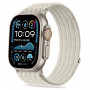 Tech-Protect Nylon Sport -ranneke Apple Watch 8 / 9 / 10 / 11 / SE / Ultra 44 / 45 / 46 / 49 mm -kelloille, Starlight