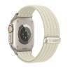 Tech-Protect Nylon Sport -ranneke Apple Watch 8 / 9 / 10 / 11 / SE / Ultra 44 / 45 / 46 / 49 mm -kelloille, Starlight
