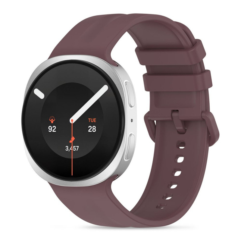 Tech-Protect Silicone Evo -ranneke Samsung Galaxy Watch 8 / 9 / Classic 40 / 44 / 46 mm -kelloille, samettiluumu