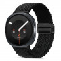 Tech-Protect NylonMag -ranneke Samsung Galaxy Watch 8 / 9 / Classic 40 / 44 / 46 mm -kelloille, musta