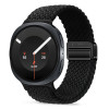 Tech-Protect NylonMag -ranneke Samsung Galaxy Watch 8 / 9 / Classic 40 / 44 / 46 mm -kelloille, musta