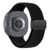 Tech-Protect NylonMag -ranneke Samsung Galaxy Watch 8 / 9 / Classic 40 / 44 / 46 mm -kelloille, musta