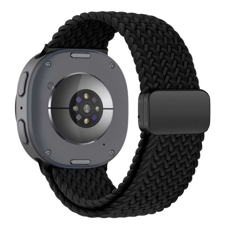 Tech-Protect NylonMag -ranneke Samsung Galaxy Watch 8 / 9 / Classic 40 / 44 / 46 mm -kelloille, musta