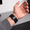 Tech-Protect NylonMag -ranneke Samsung Galaxy Watch 8 / 9 / Classic 40 / 44 / 46 mm -kelloille, musta
