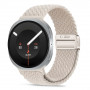 Tech-Protect NylonMag -ranneke Samsung Galaxy Watch 8 / 9 / Classic 40 / 44 / 46 mm -kelloille, Starlight
