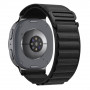 Tech-Protect Nylon Pro -ranneke Samsung Galaxy Watch 8 / 9 / Classic 40 / 44 / 46 mm -kelloille, musta