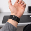 Tech-Protect Nylon Clasp -kellon ranneke, sopii malliin Samsung Galaxy Watch Ultra 1 / 2 2024-2026 47 mm, musta