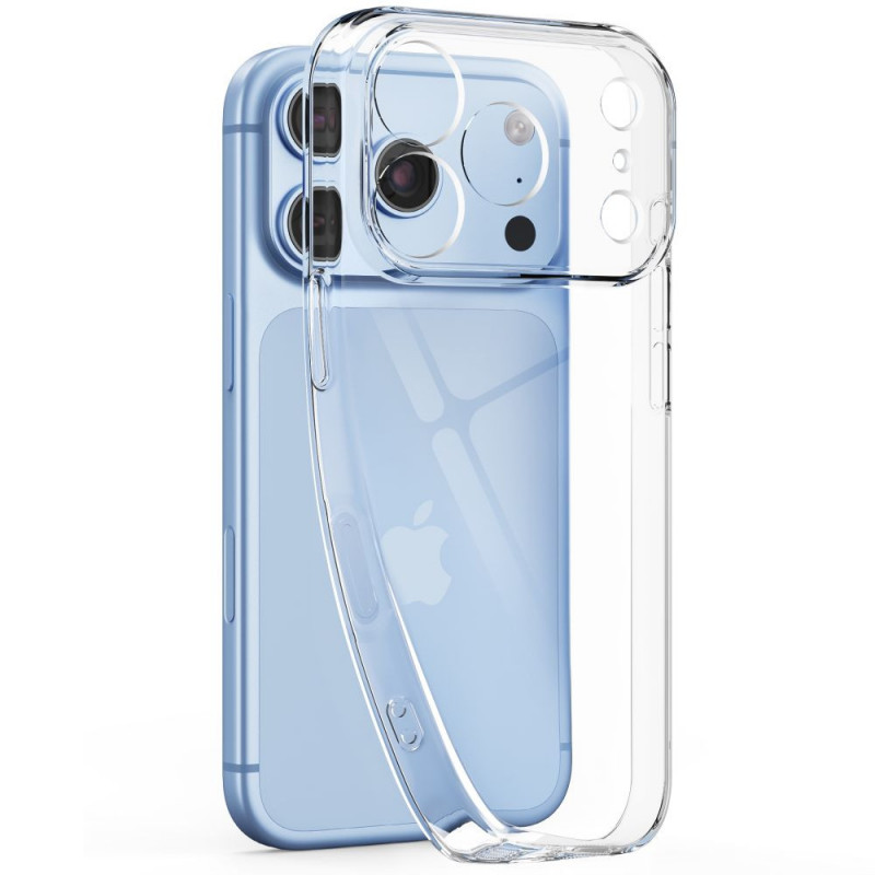 Tech-Protect FlexAir + Glass -suojakuori ja karkaistu lasi (2 kpl) puhelimelle Apple iPhone 17 Pro Max / 18 Pro Max, kirkas