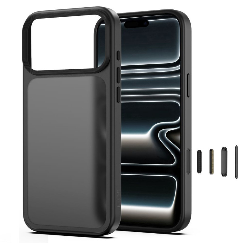 Tech-Protect Magmat CC -suojakuori puhelimelle Apple iPhone 17 Pro / 18 Pro, mattamusta