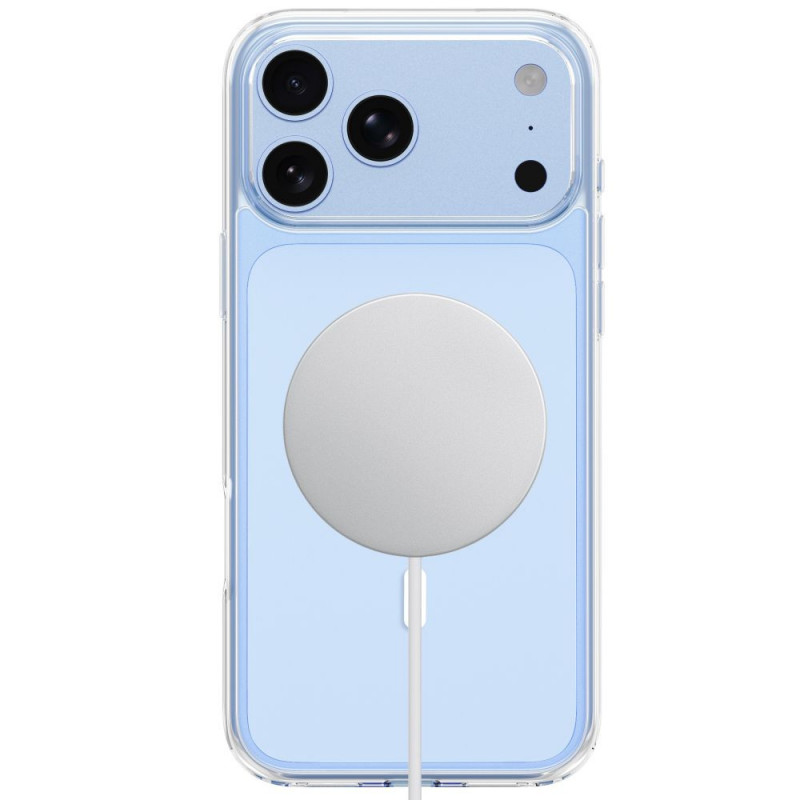 Tech-Protect FlexAir Hybrid MagSafe -suojakuori ja karkaistu lasi (2 kpl) puhelimelle Apple iPhone 17 Pro / 18 Pro, kirkas