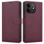 Tech-Protect Wallet -suojakotelo Xiaomi Redmi Note 17 Pro 5G, viininpunainen