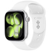 Tech-Protect Silicone -ranneke Apple Watch 8/9/10/11/12/SE 40/41/42 mm, valkoinen