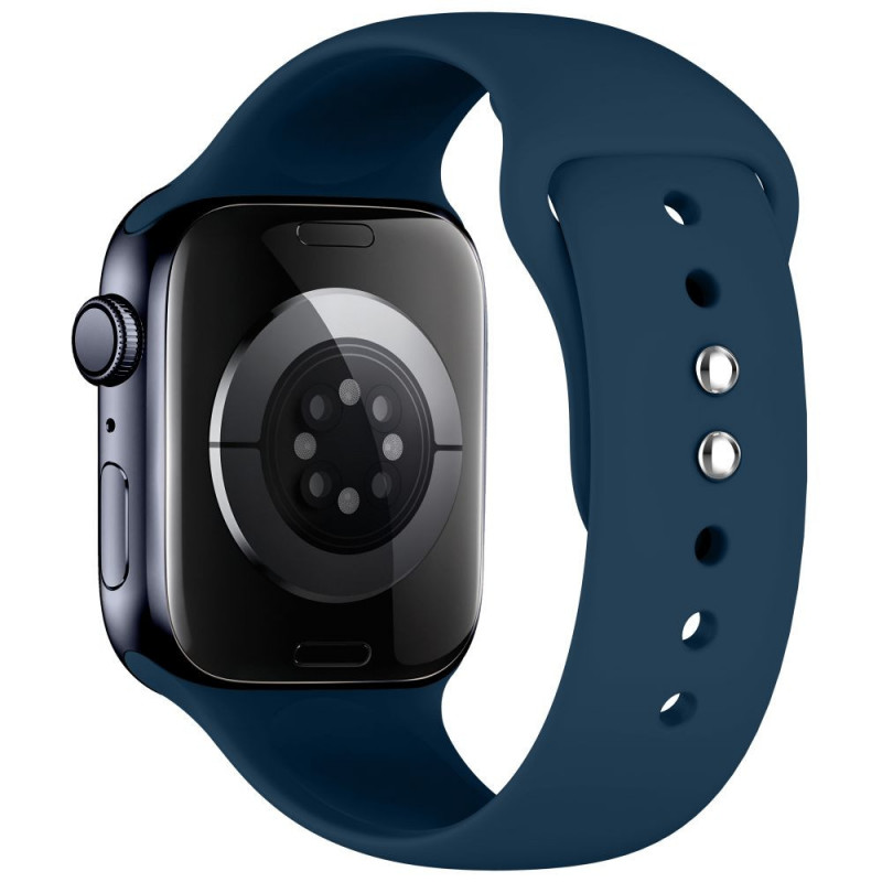 Tech-Protect Silicone -ranneke Apple Watch 8/9/10/11/12/SE 40/41/42 mm, laivastonsininen