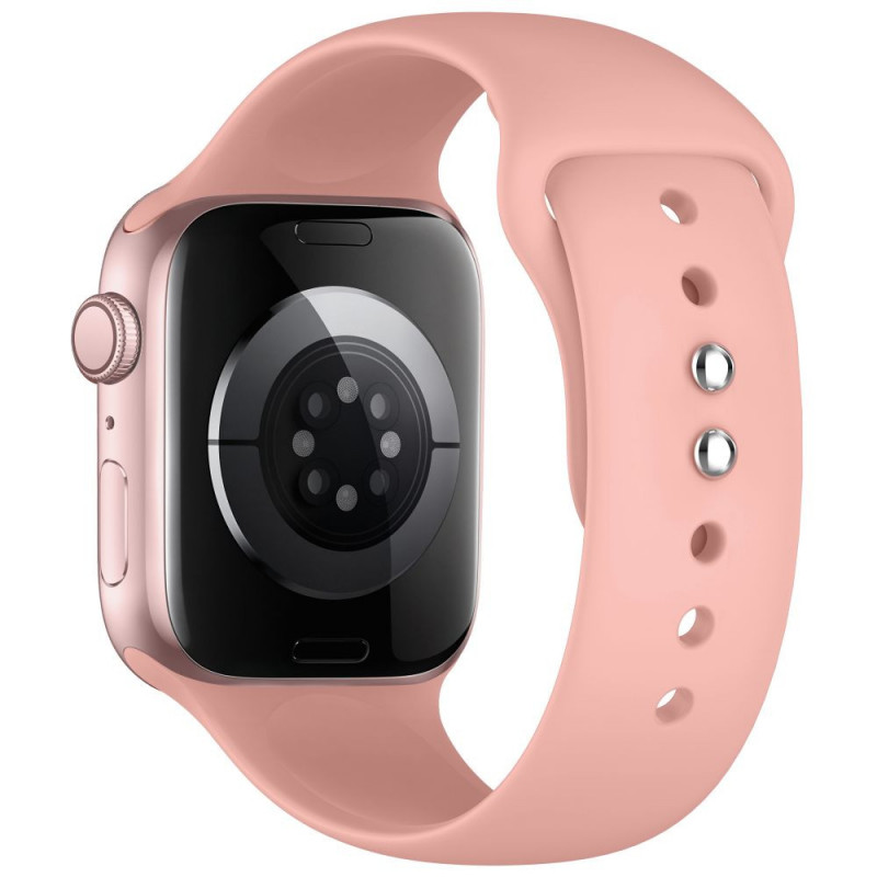 Tech-Protect Silicone -ranneke Apple Watch 8/9/10/11/12/SE/Ultra 44/45/46/49 mm, vanha roosa