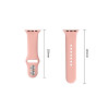 Tech-Protect Silicone -ranneke Apple Watch 8/9/10/11/12/SE/Ultra 44/45/46/49 mm, vanha roosa