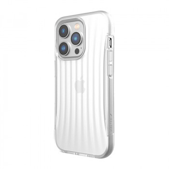 X-Doria Raptic Clutch -suojakotelo Apple iPhone 14 Pro:lle, läpinäkyvä