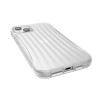 X-Doria Raptic Clutch -suojakotelo Apple iPhone 14 Plus / 15 Plus -puhelimelle, läpinäkyvä