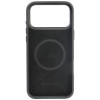 Audi R8 Genuine Leather MagSafe suojakuori aitoa nahkaa iPhone 18 Pro Max / 17 Pro Max, musta ja punainen (AUDI000240)
