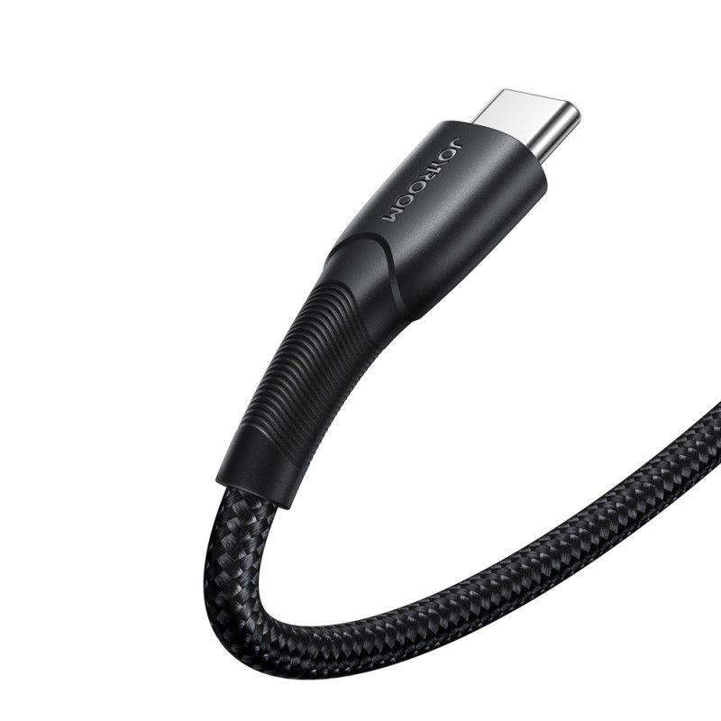 Joyroom Starry Series SA32-CC3 USB-C - USB-C -kaapeli, 60 W, 480 Mbps, 1 m, musta