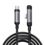 Joyroom EnjoyX Series S-A56 90° USB-C - USB-C -kaapeli, 60 W, 480 Mbps, 1,2 m, musta