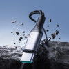Joyroom Flash Series S-A28 USB-C - USB-C -kaapeli, 60 W, 480 Mbps, 1 m, musta