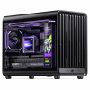 Jonsbo D33 STD tietokonekotelo, minikotelo, mATX, karkaistu lasi, musta (D33 STD BLACK)