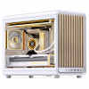 Jonsbo D33 Wood tietokonekotelo, minikotelo, mATX, karkaistu lasi, valkoinen, puu (D33 WD/WHITE)