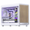 Jonsbo D33 Wood tietokonekotelo, minikotelo, mATX, karkaistu lasi, valkoinen, puu (D33 WD/WHITE)