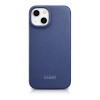 iCarer CE Premium Leather Folio Case magneettinen läppäkotelo iPhone 14 Plus -puhelimelle, MagSafe, sininen (WMI14220715-BU)
