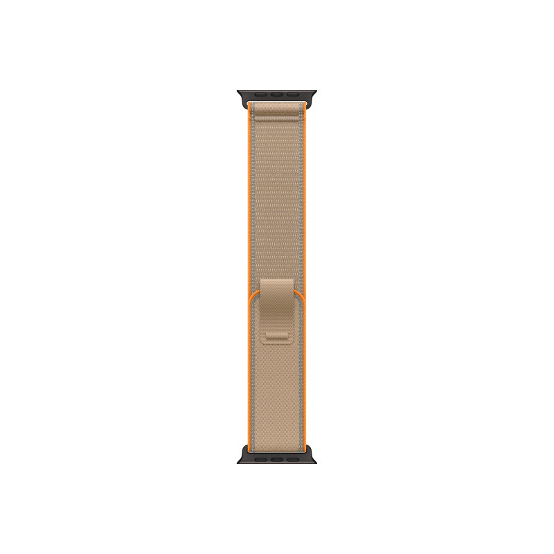 Apple Trail Loop -älykellon ranneke 49 mm, hiekka, M/L, mustan titaanin viimeistely, MKAJ4ZM/A