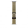 Apple Ocean Band -älykellon ranneke 49 mm, puoliläpinäkyvä merilevänvihreä, mustan titaanin viimeistely, MKAV4ZM/A