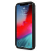 BMW BMHCP12SRSPPK Curve Perforate nahkainen kova suojakuori laitteelle Apple iPhone 12 mini, musta