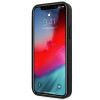 BMW BMHCP12LRSPPK Curve Perforate nahkainen kova suojakuori laitteelle Apple iPhone 12 Pro Max, musta